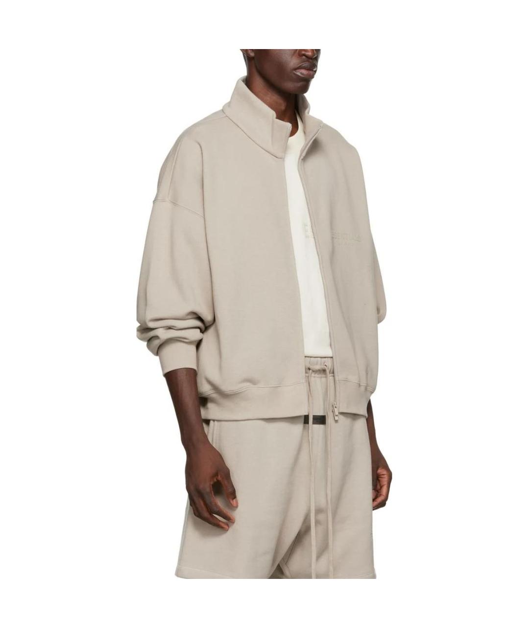 FEAR OF GOD ESSENTIALS Бежевая хлопковая куртка, фото 3