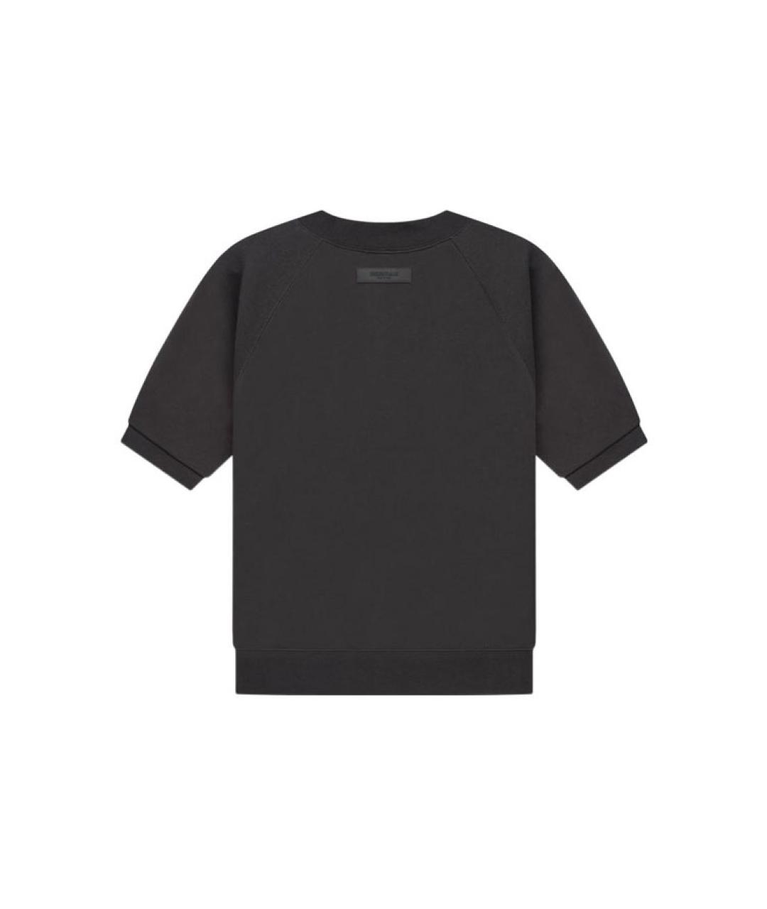 FEAR OF GOD ESSENTIALS Черная хлопковая футболка, фото 2