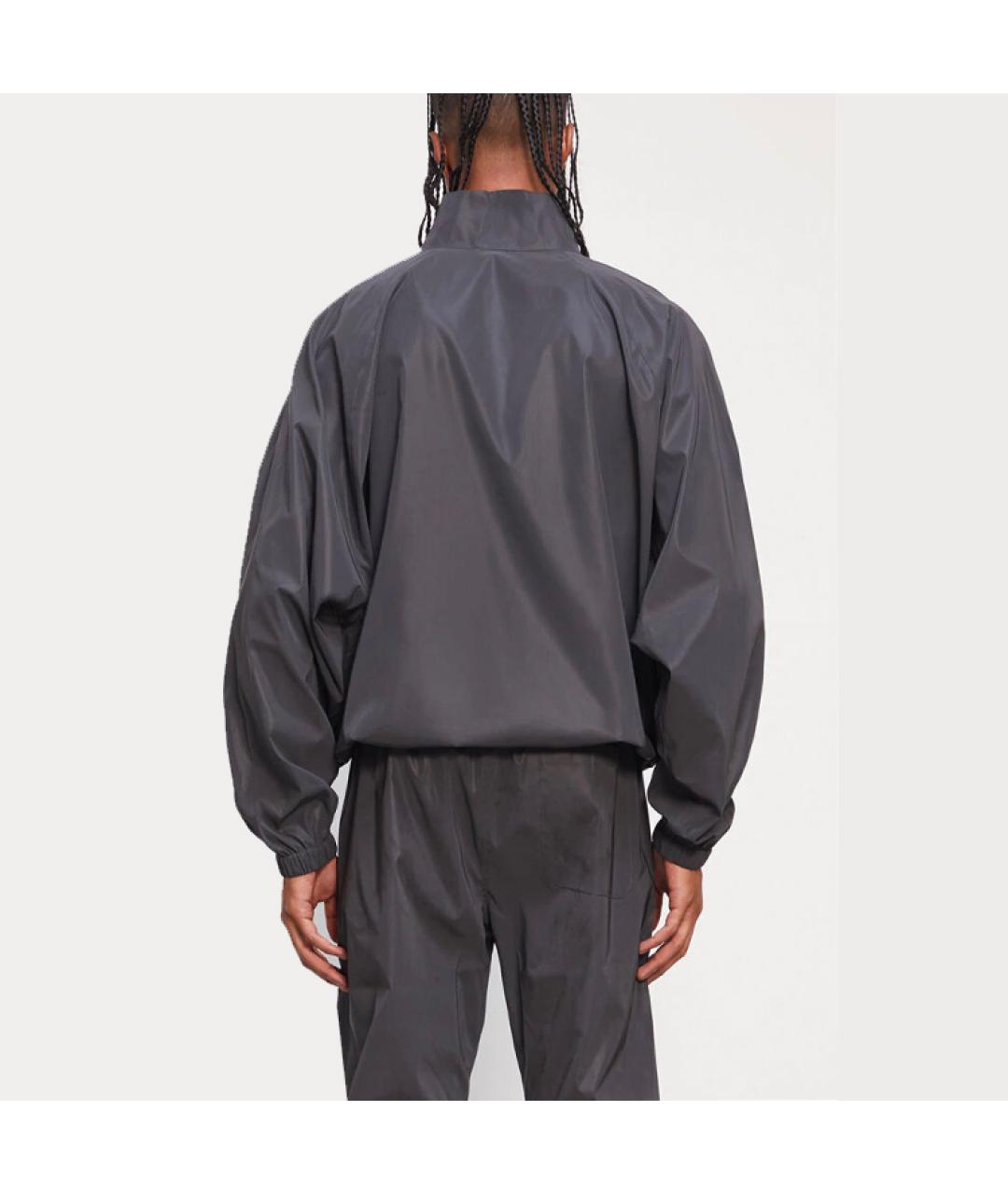 FEAR OF GOD ESSENTIALS Черная хлопковая куртка, фото 3