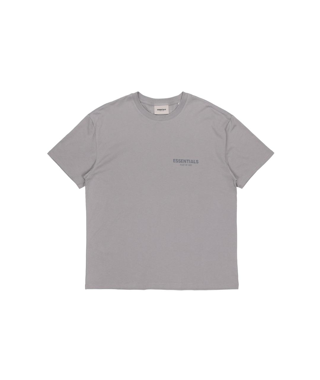 FEAR OF GOD ESSENTIALS Серая хлопковая футболка, фото 1