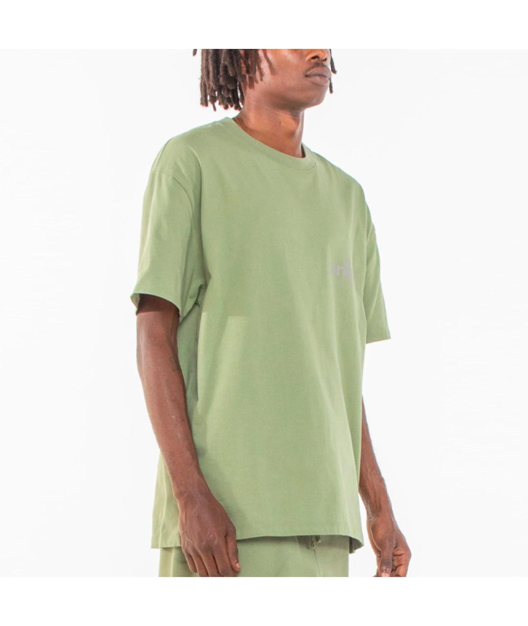 FEAR OF GOD ESSENTIALS Зеленая хлопковая футболка, фото 5