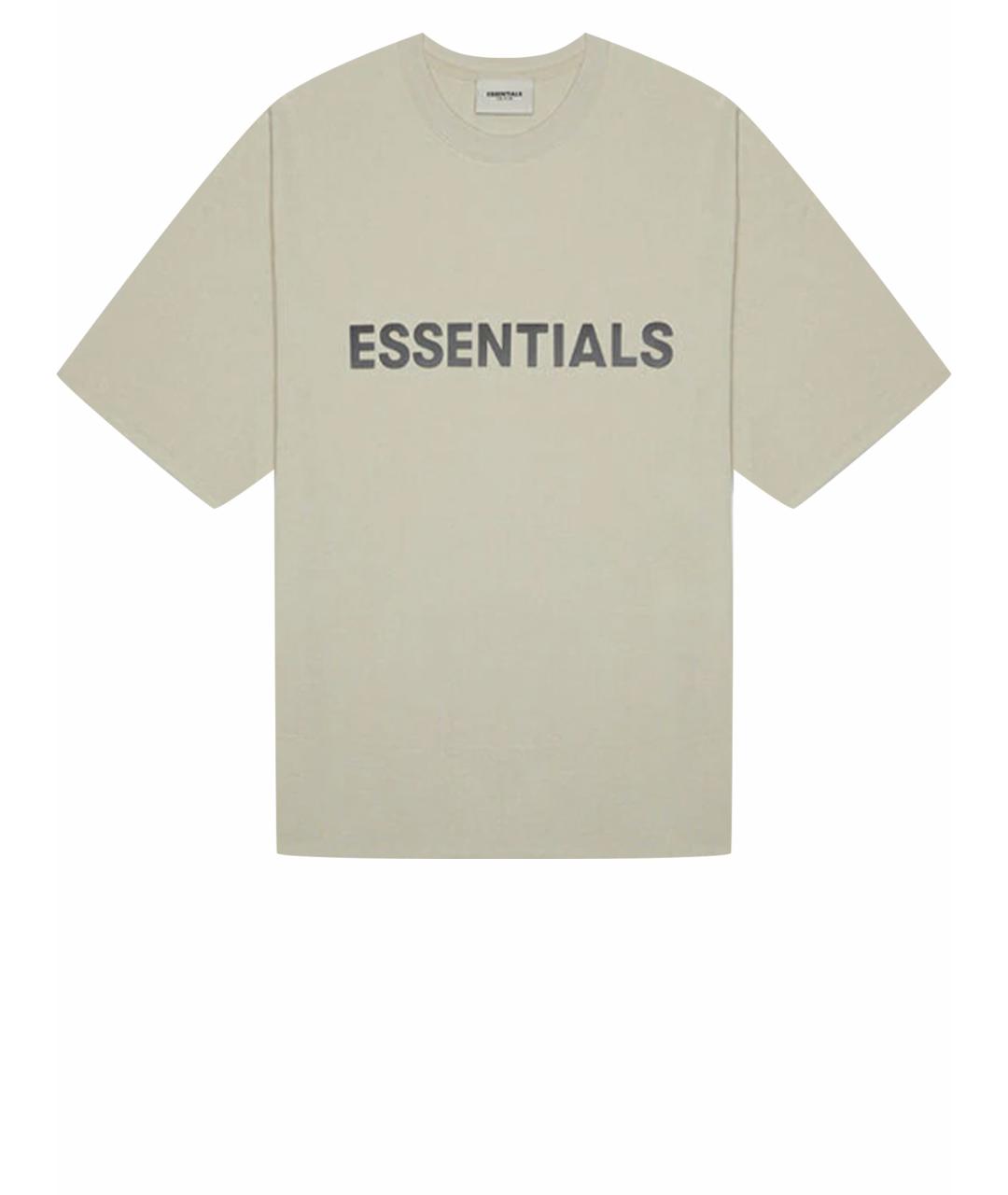 FEAR OF GOD ESSENTIALS Серая хлопковая футболка, фото 1