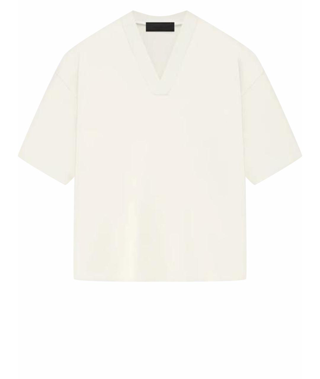 FEAR OF GOD ESSENTIALS Белая хлопковая футболка, фото 1