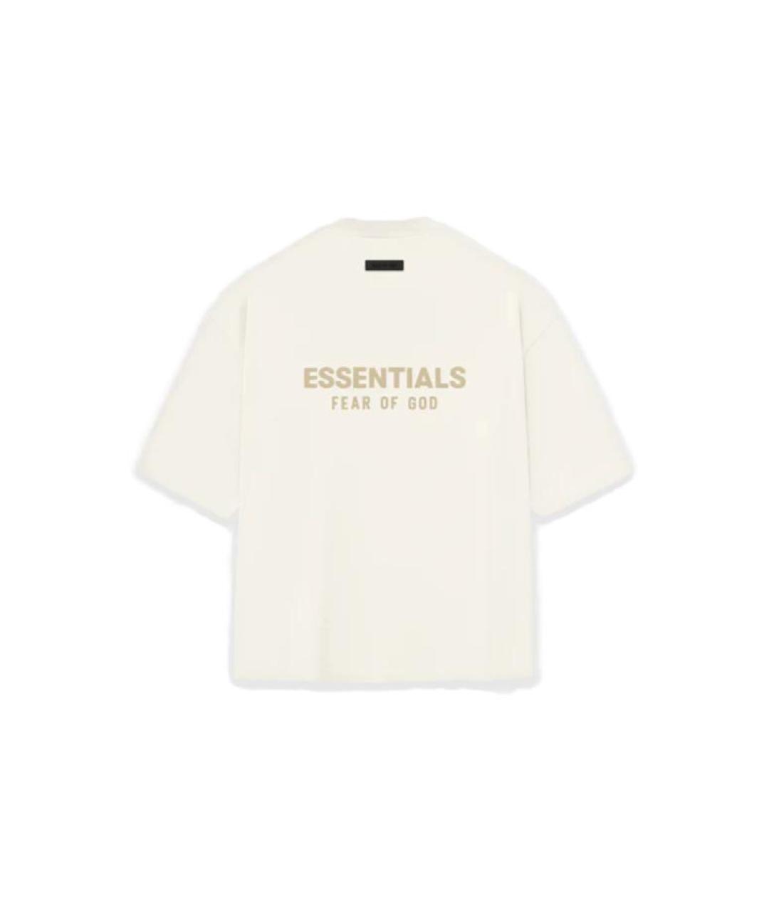 FEAR OF GOD ESSENTIALS Белая хлопковая футболка, фото 2