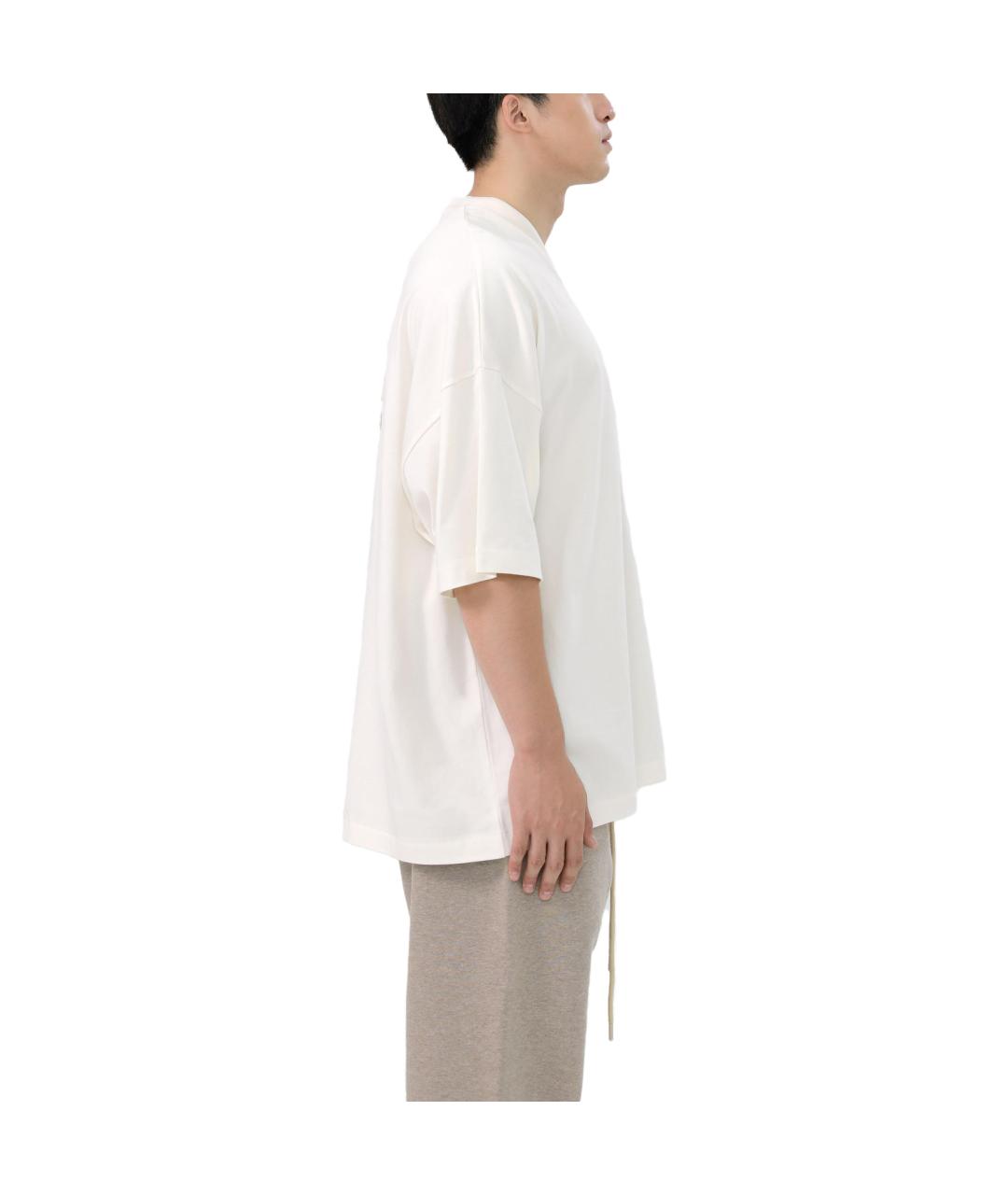 FEAR OF GOD ESSENTIALS Белая хлопковая футболка, фото 5