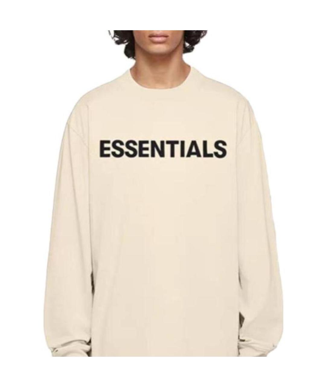 FEAR OF GOD ESSENTIALS Белый хлопковый джемпер / свитер, фото 2