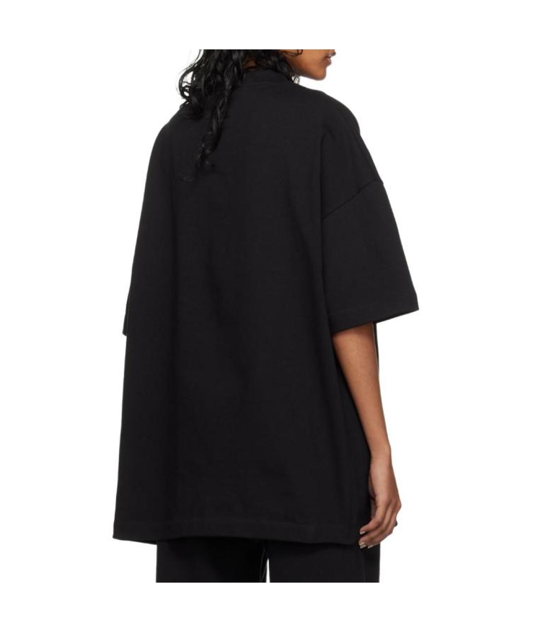 FEAR OF GOD ESSENTIALS Черная хлопковая футболка, фото 5