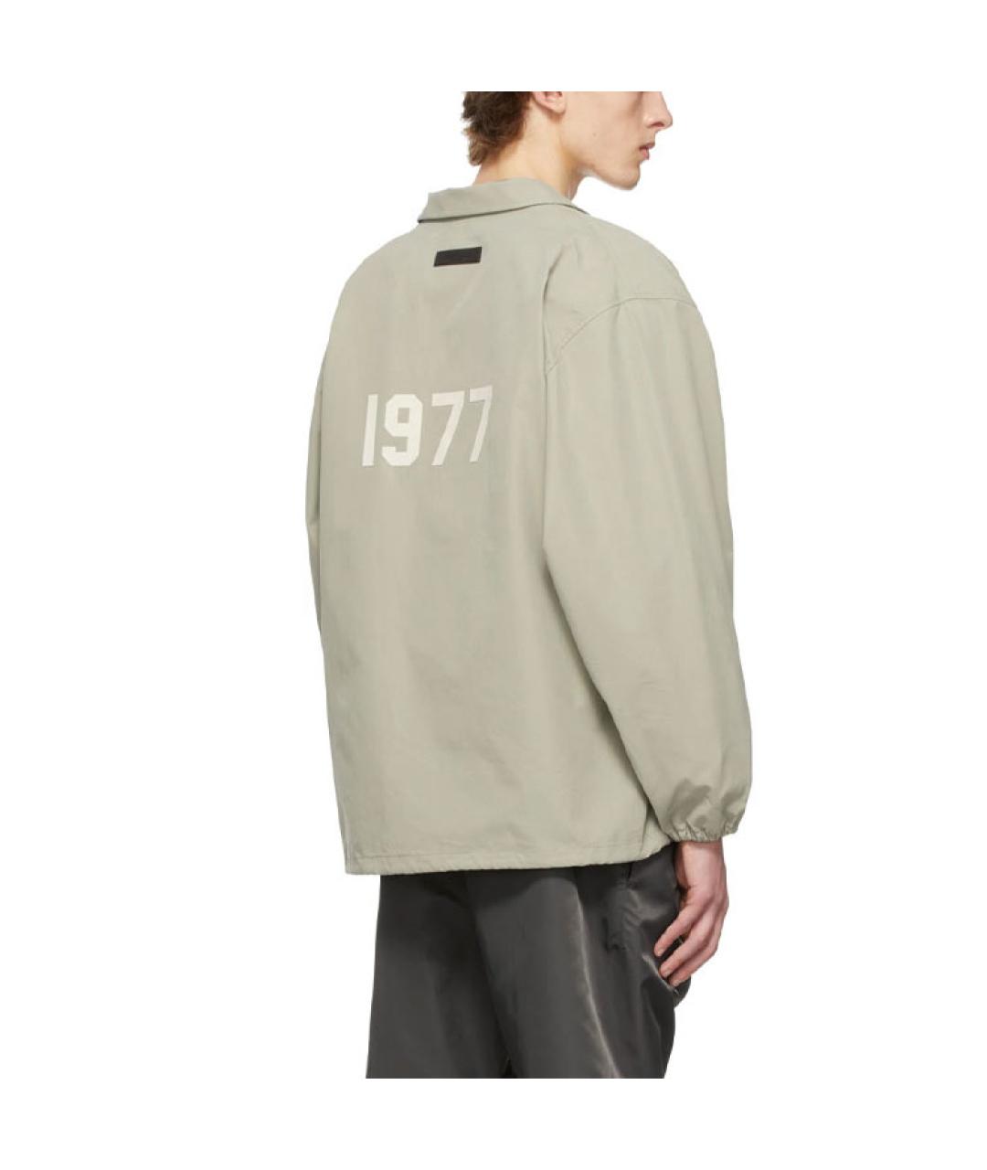 FEAR OF GOD ESSENTIALS Серая хлопковая куртка, фото 4