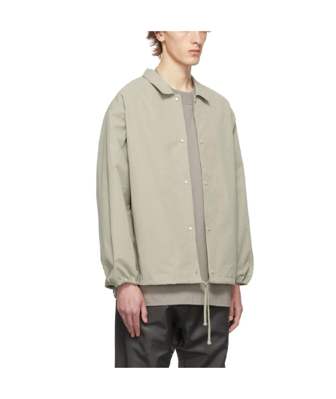 FEAR OF GOD ESSENTIALS Серая хлопковая куртка, фото 5