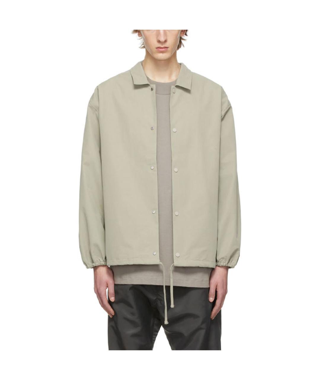 FEAR OF GOD ESSENTIALS Серая хлопковая куртка, фото 3