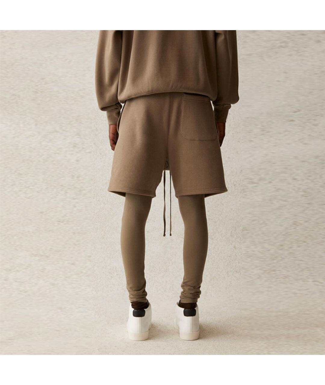 FEAR OF GOD ESSENTIALS Бежевые хлопковые шорты, фото 5