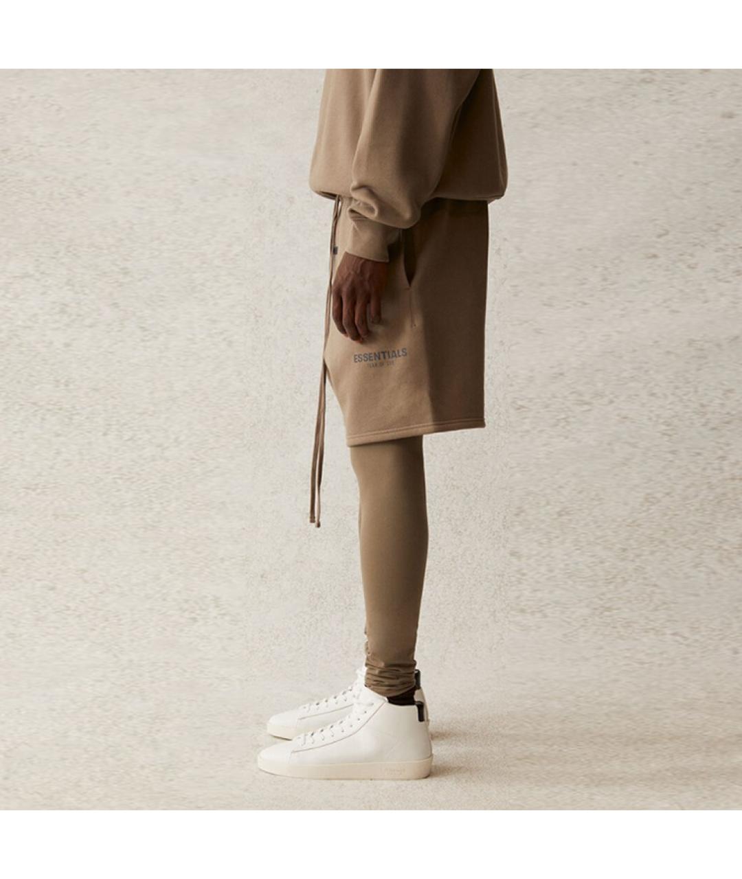 FEAR OF GOD ESSENTIALS Бежевые хлопковые шорты, фото 4