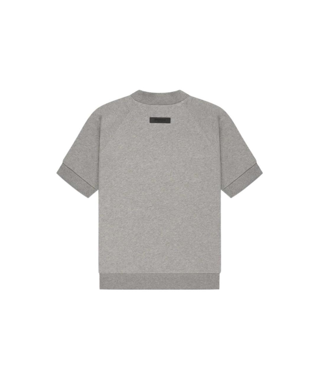 FEAR OF GOD ESSENTIALS Серая хлопковая футболка, фото 2