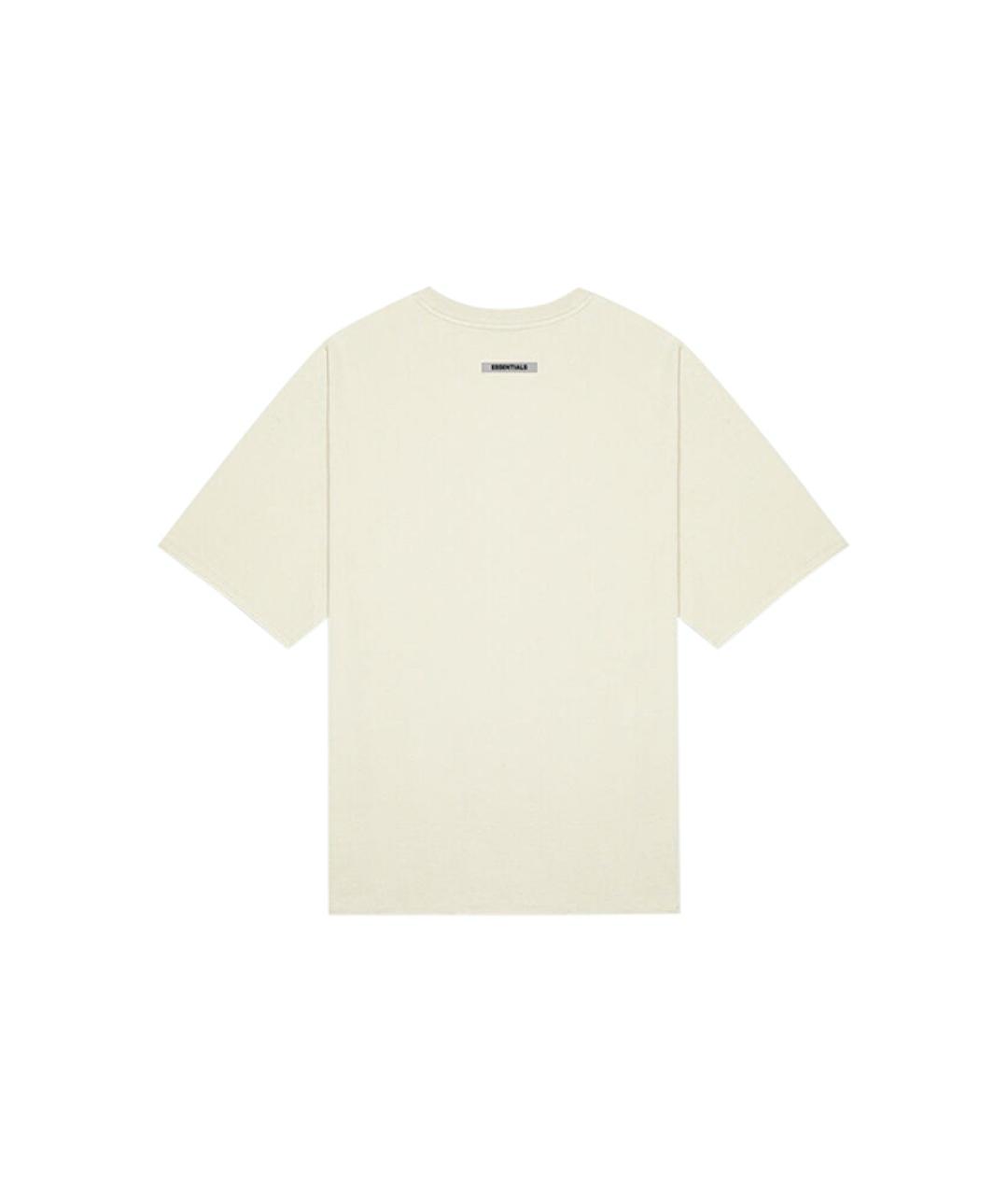 FEAR OF GOD ESSENTIALS Белая хлопковая футболка, фото 2