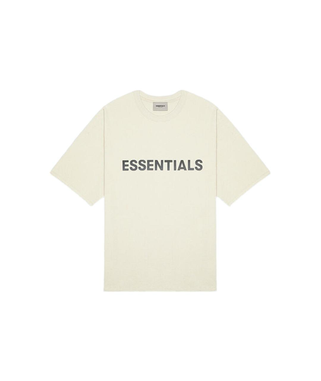 FEAR OF GOD ESSENTIALS Белая хлопковая футболка, фото 1