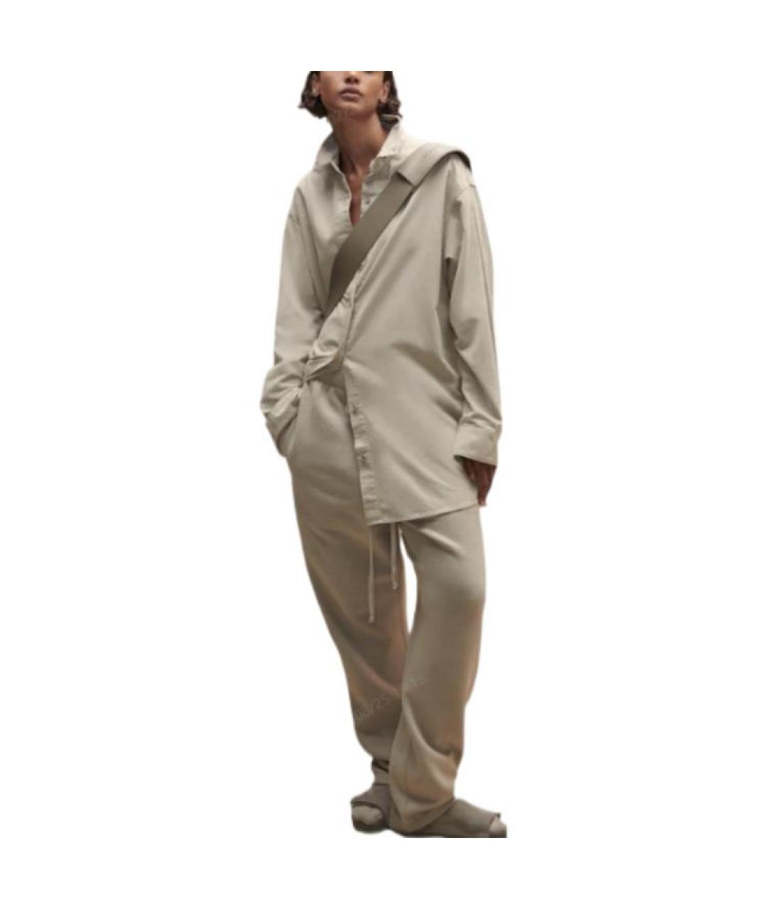 FEAR OF GOD ESSENTIALS Серая хлопковая рубашка, фото 3