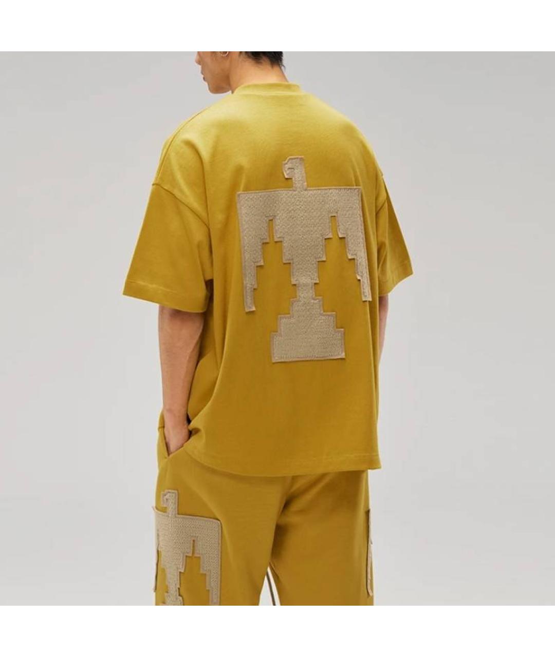 FEAR OF GOD ESSENTIALS Желтая футболка, фото 2