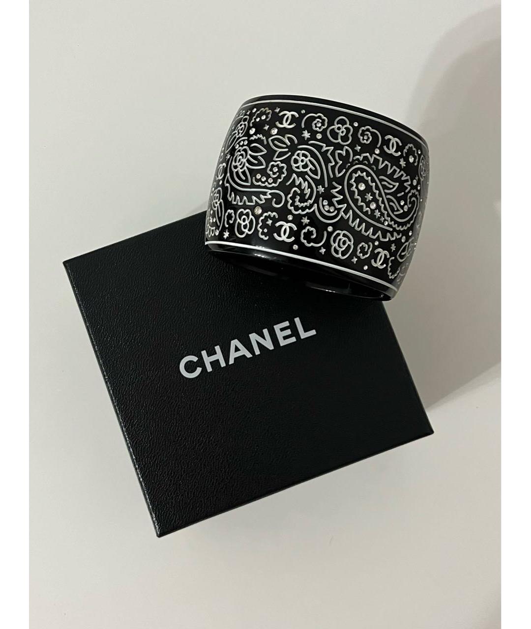 CHANEL Черный браслет, фото 2