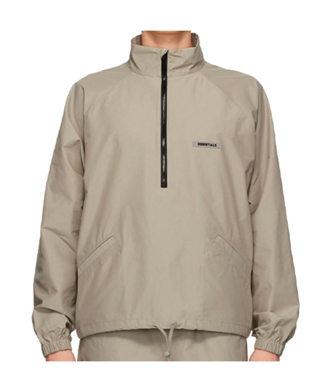 FEAR OF GOD ESSENTIALS Бежевая хлопковая куртка, фото 3