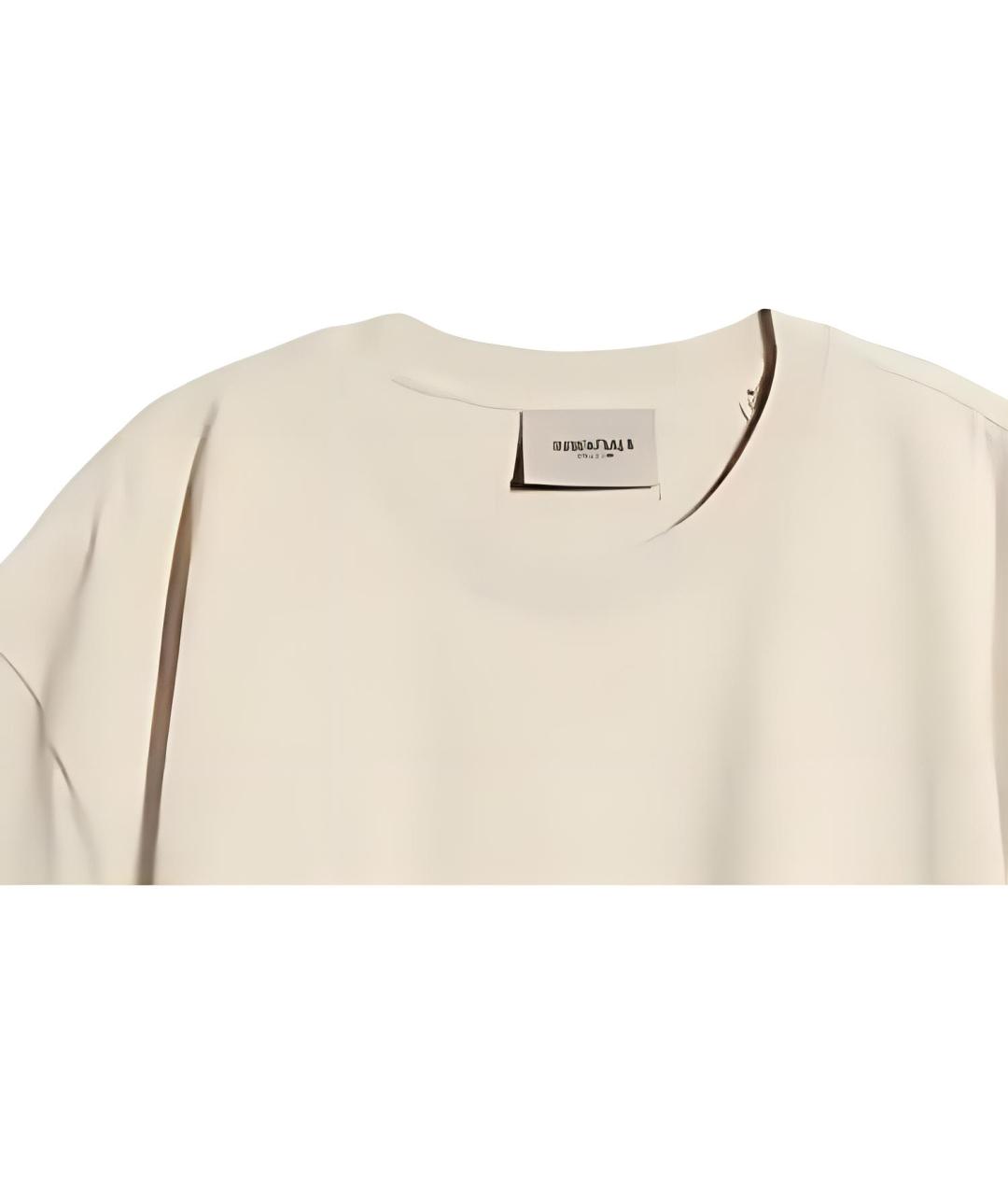 FEAR OF GOD ESSENTIALS Бежевая футболка, фото 3