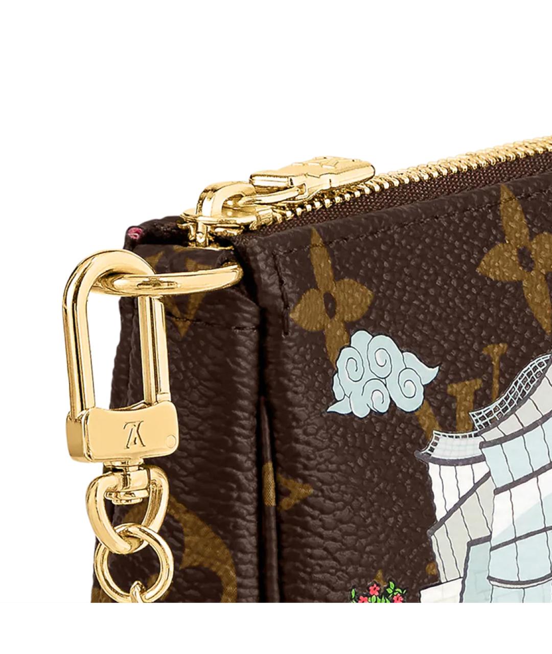 LOUIS VUITTON Коричневый кошелек, фото 5