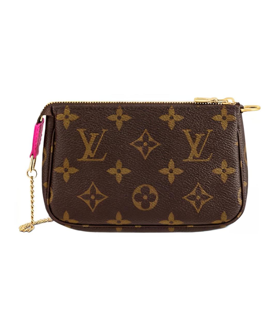 LOUIS VUITTON Коричневый кошелек, фото 3