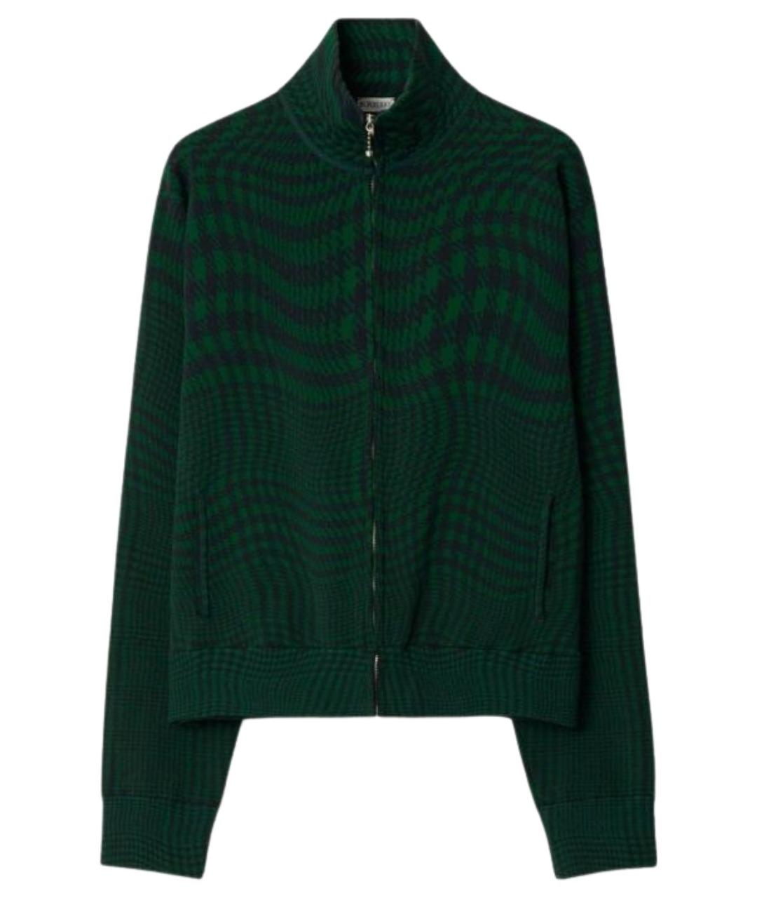 BURBERRY Зеленая куртка, фото 1