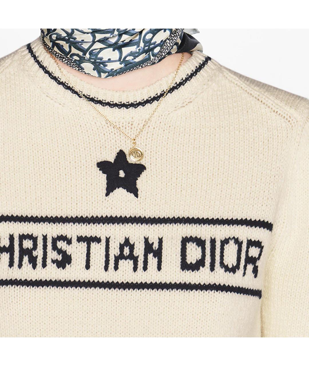 CHRISTIAN DIOR Золотая металлическая подвеска, фото 3