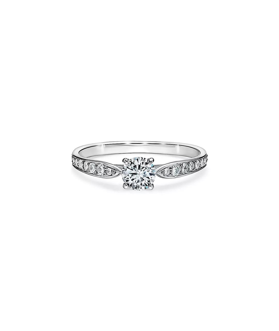 TIFFANY&CO Серебряное платиновое кольцо, фото 1