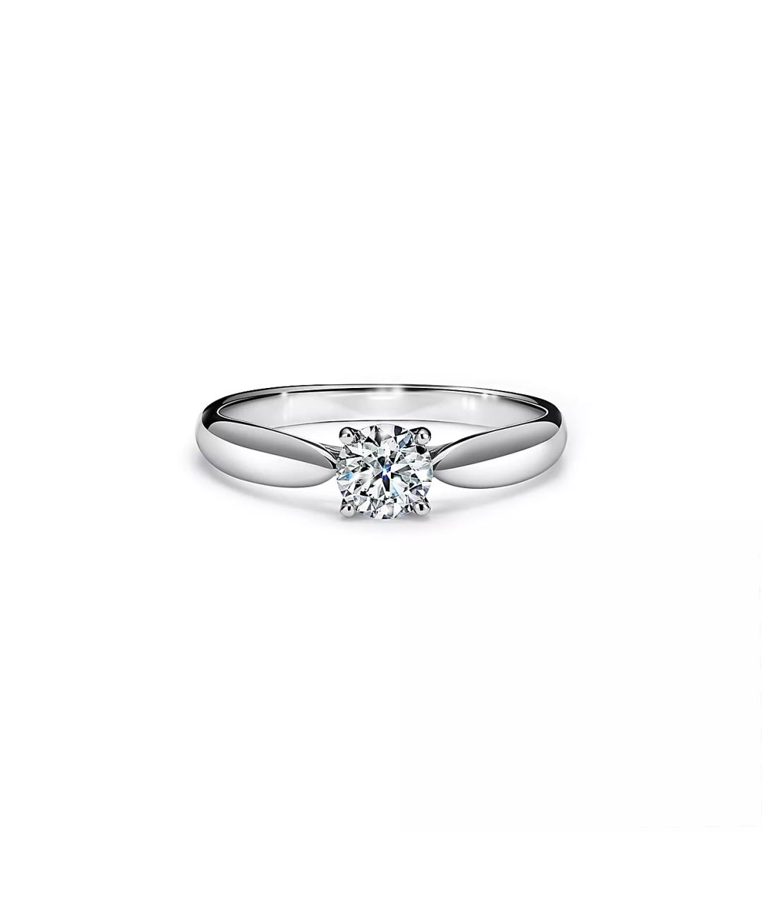 TIFFANY&CO Серебряное платиновое кольцо, фото 1