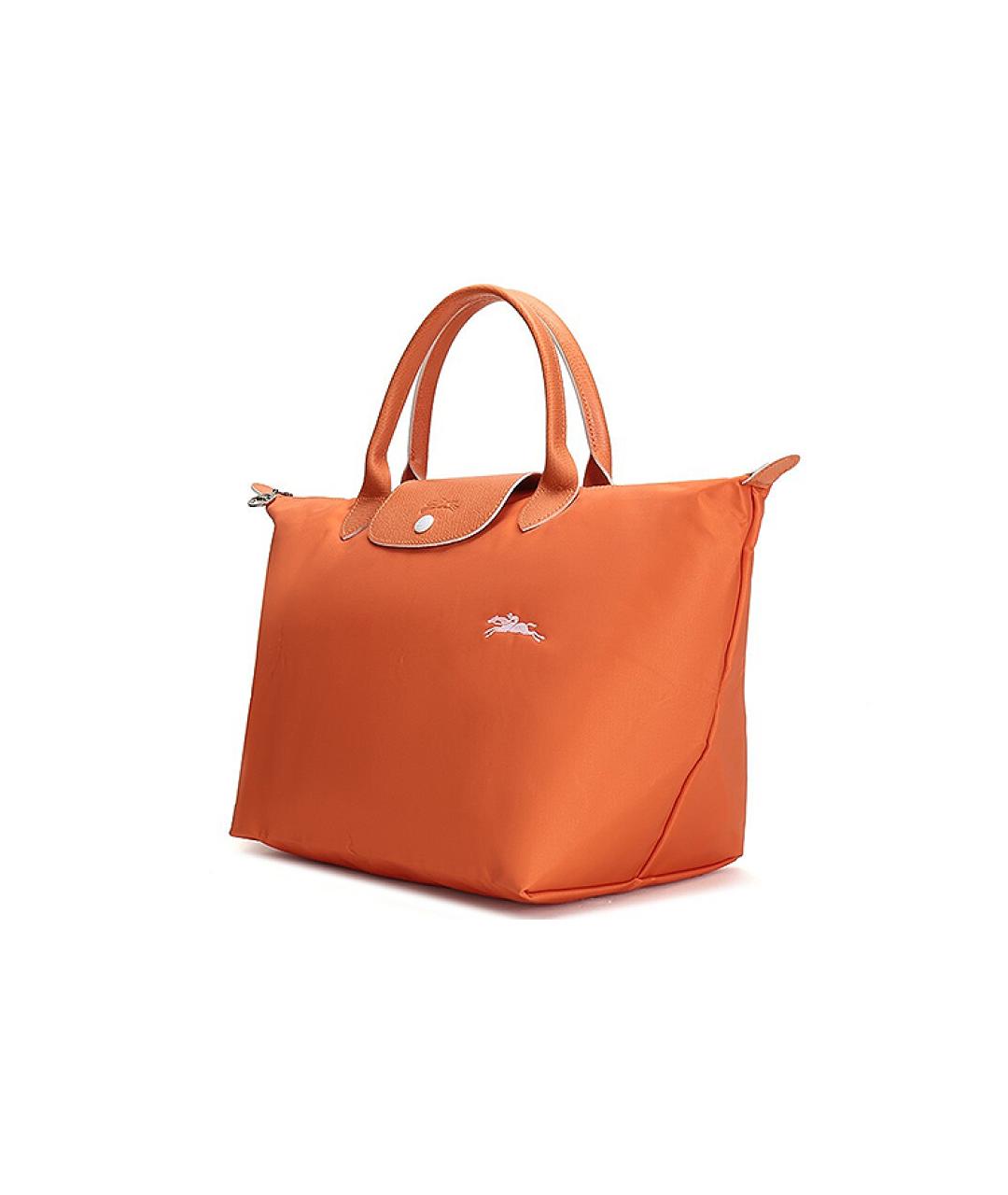 LONGCHAMP Оранжевая сумка тоут, фото 3