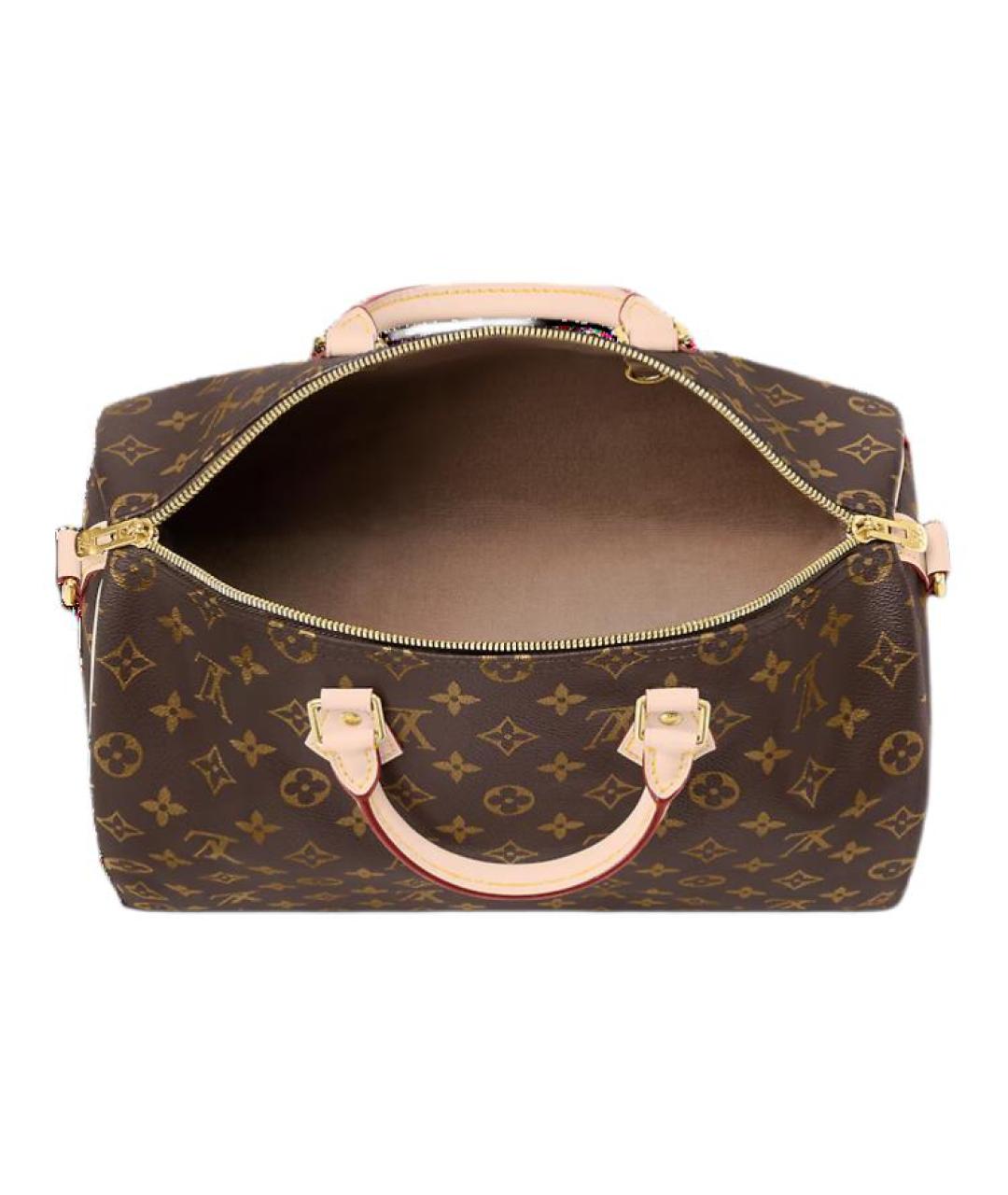 LOUIS VUITTON Коричневая сумка с короткими ручками, фото 4