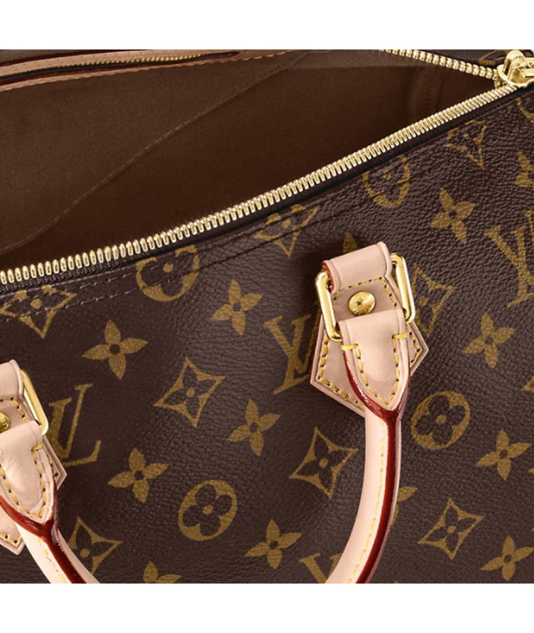 LOUIS VUITTON Коричневая сумка с короткими ручками, фото 6