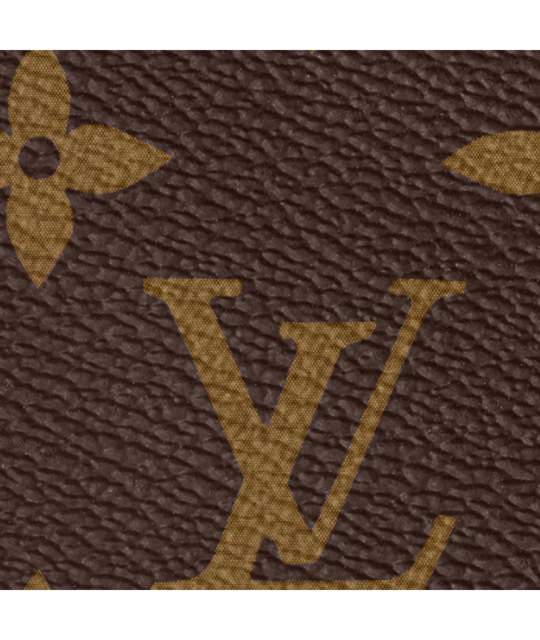 LOUIS VUITTON Коричневая сумка с короткими ручками, фото 5
