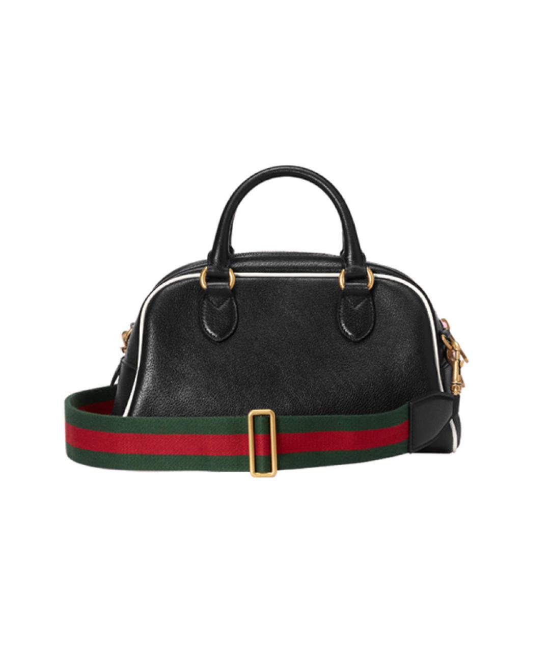 GUCCI Черная кожаная сумка на плечо, фото 5