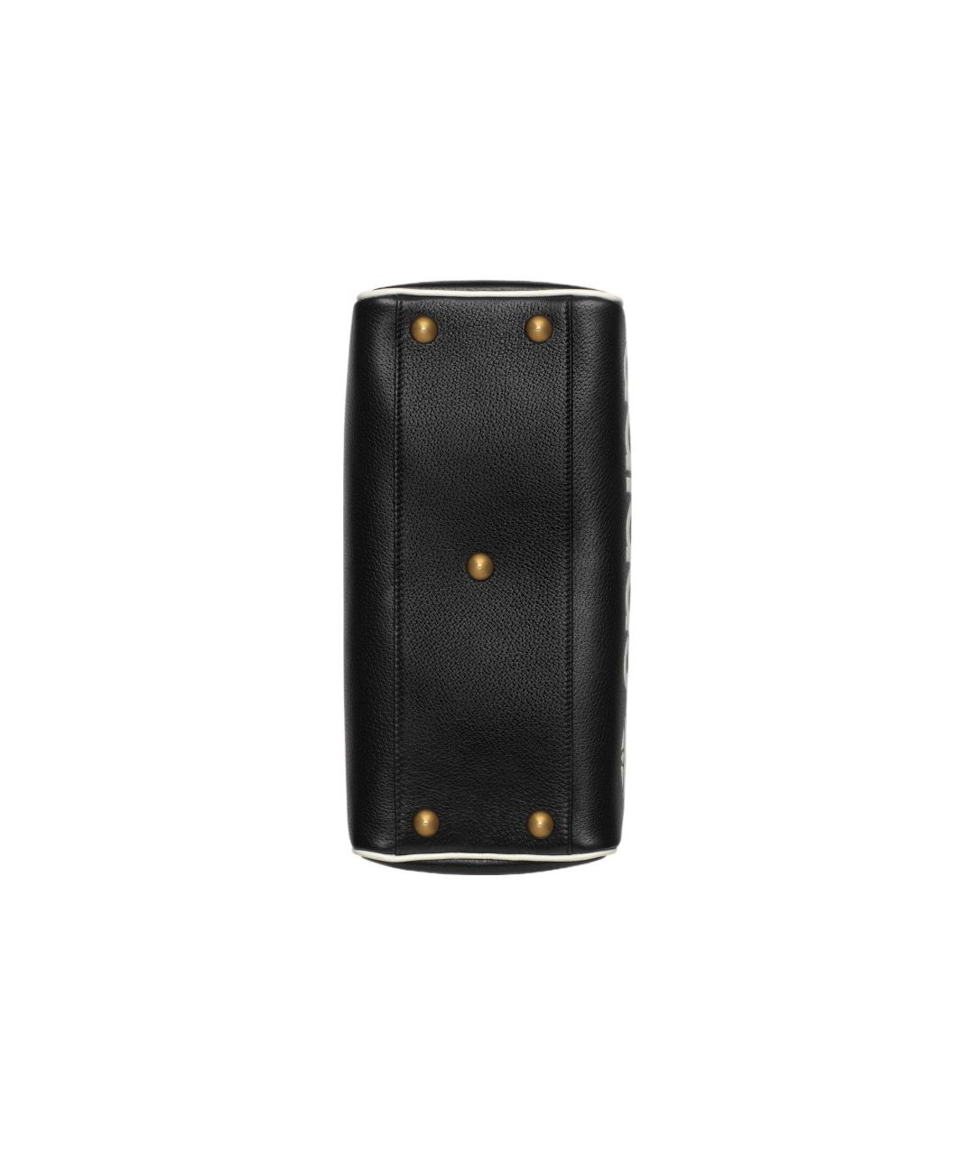 GUCCI Черная кожаная сумка на плечо, фото 4