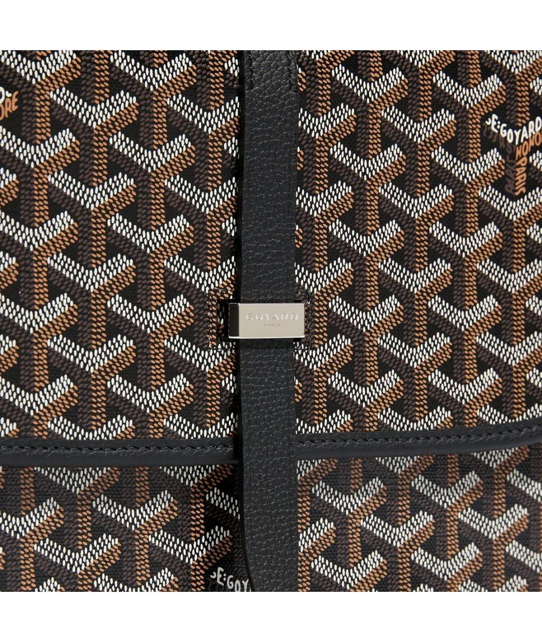 GOYARD Черная кожаная сумка через плечо, фото 5