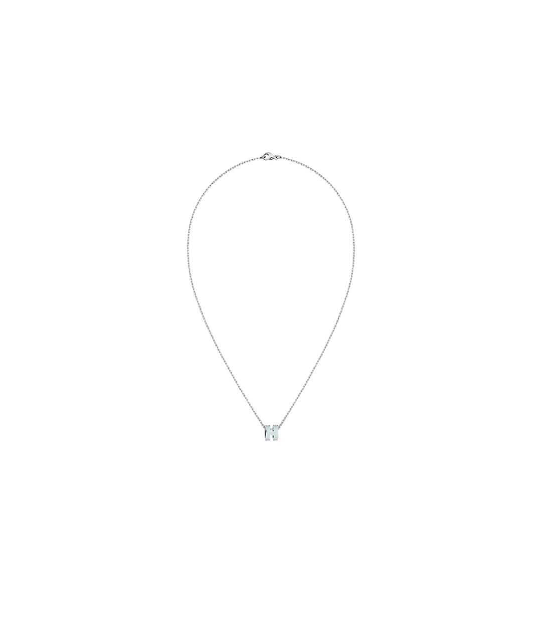 HERMES Серебряная металлическая подвеска, фото 2