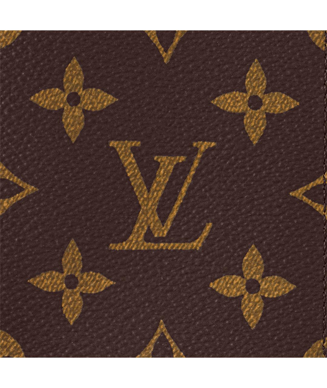 LOUIS VUITTON Коричневый кошелек, фото 5