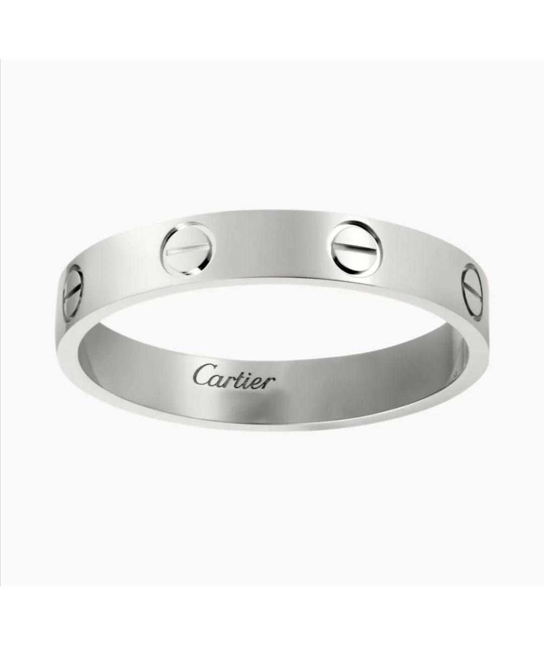 CARTIER Серебряное кольцо из белого золота, фото 9