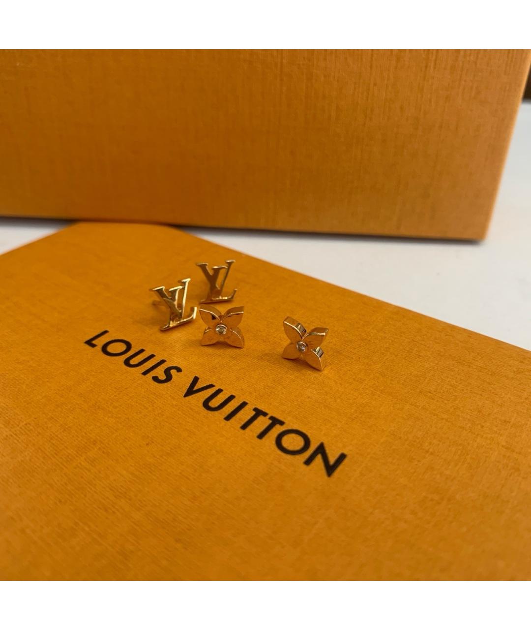 LOUIS VUITTON Золотые серьги из желтого золота, фото 4