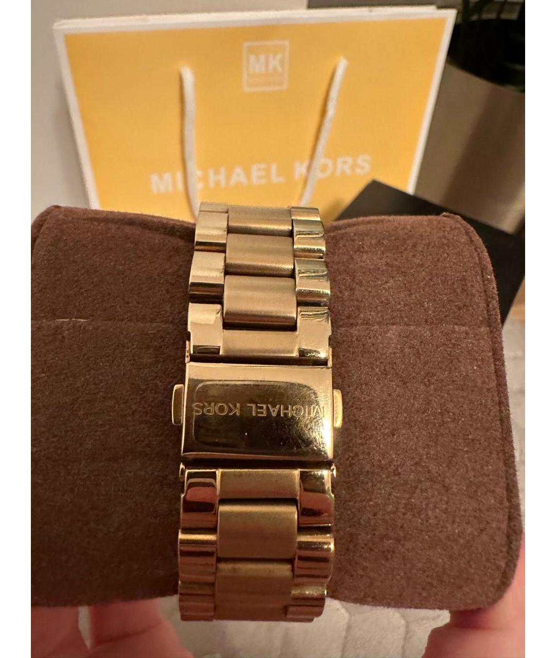 MICHAEL KORS Золотые часы, фото 2