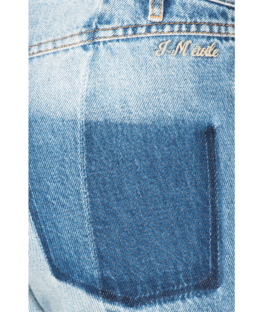 ISABEL MARANT Голубые хлопковые джинсы слим, фото 5