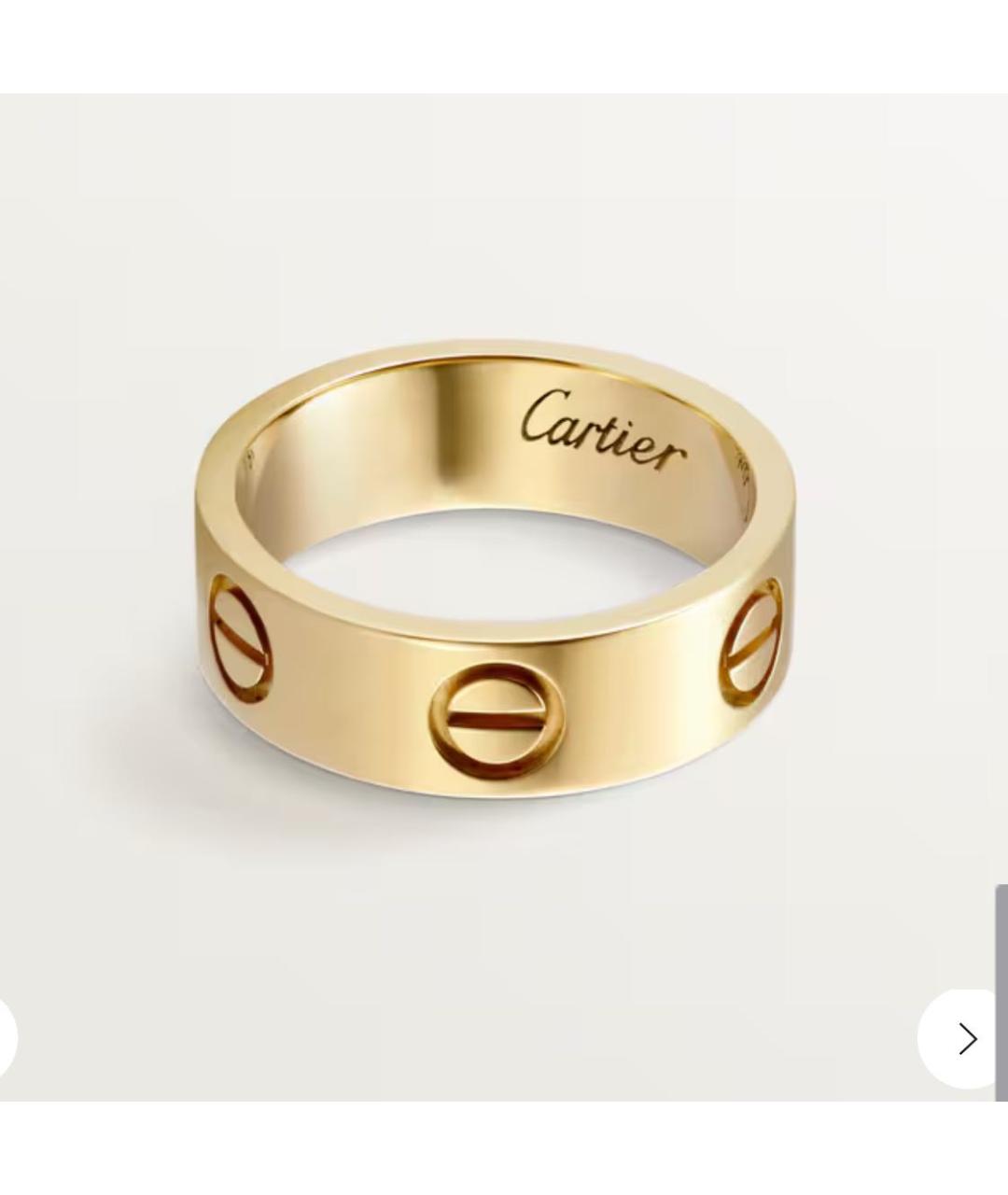 CARTIER Золотое кольцо из желтого золота, фото 4