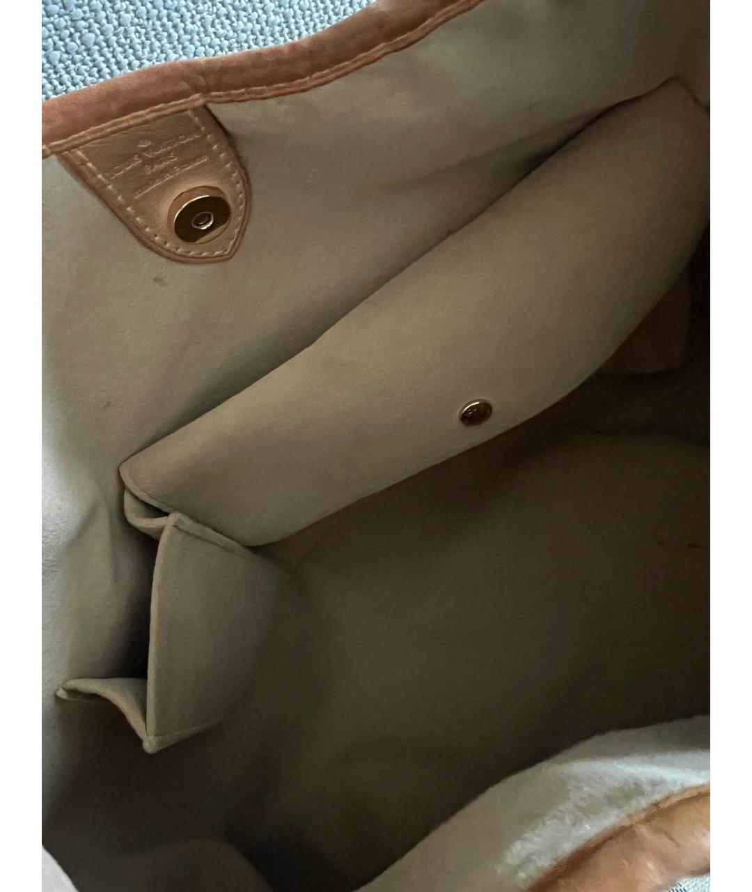 LOUIS VUITTON Белая сумка тоут, фото 4