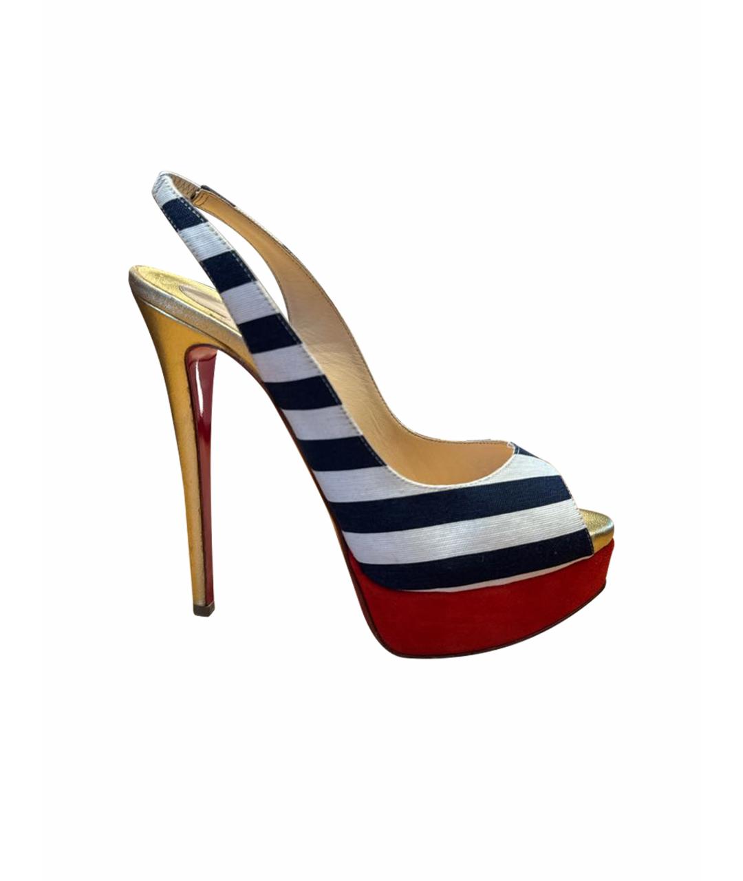 CHRISTIAN LOUBOUTIN Мульти босоножки, фото 1