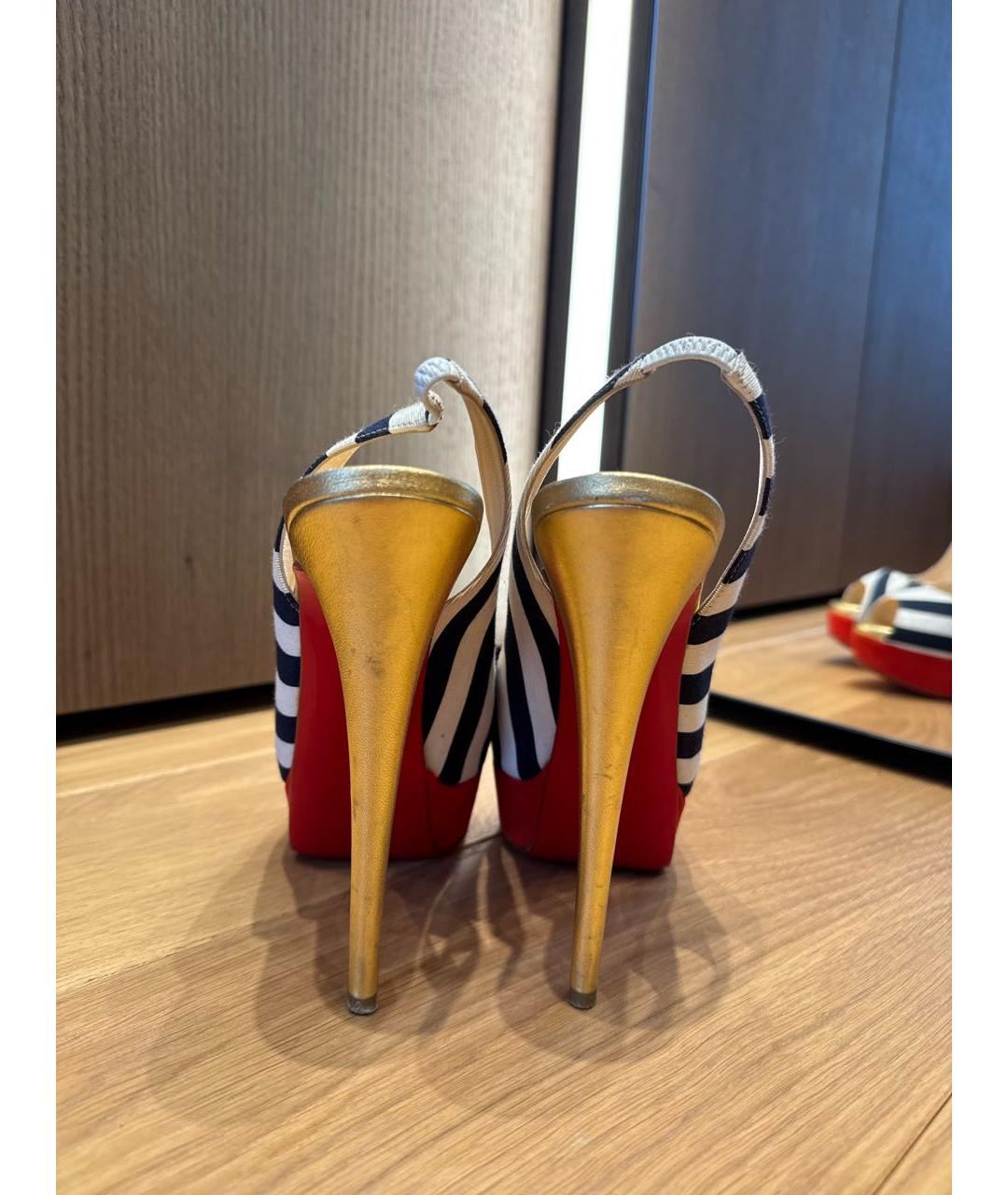 CHRISTIAN LOUBOUTIN Мульти босоножки, фото 4