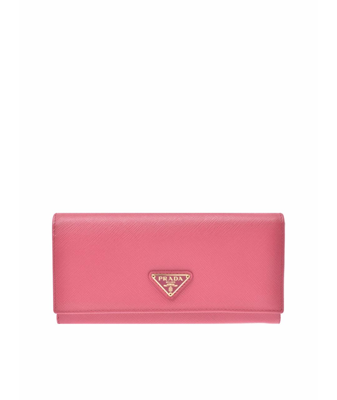 PRADA Фуксия кожаный кошелек, фото 1