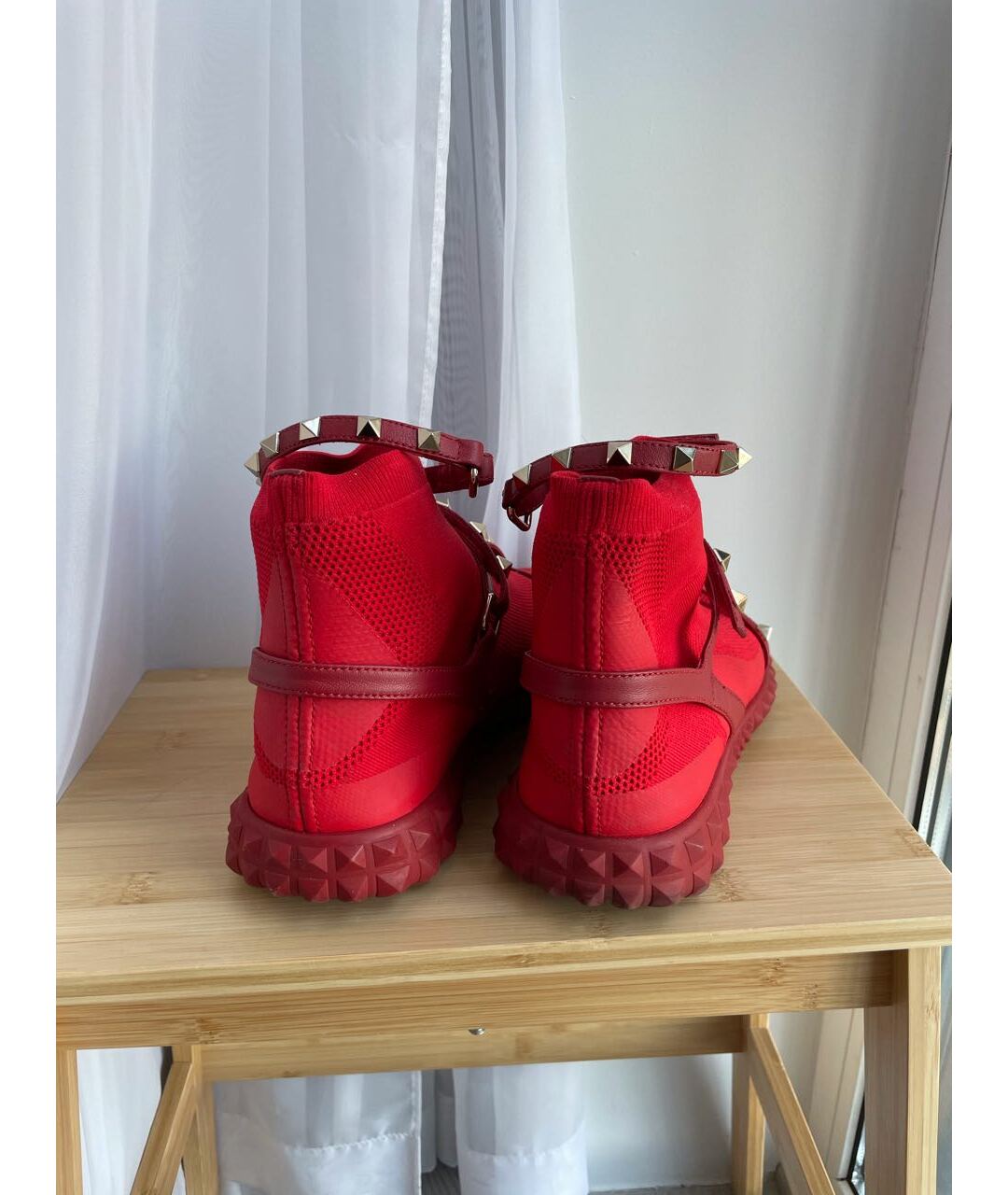VALENTINO Красные кроссовки, фото 4