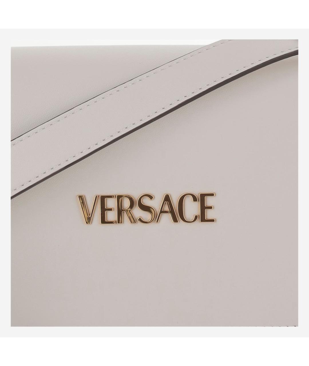 VERSACE Белая сумка через плечо, фото 4